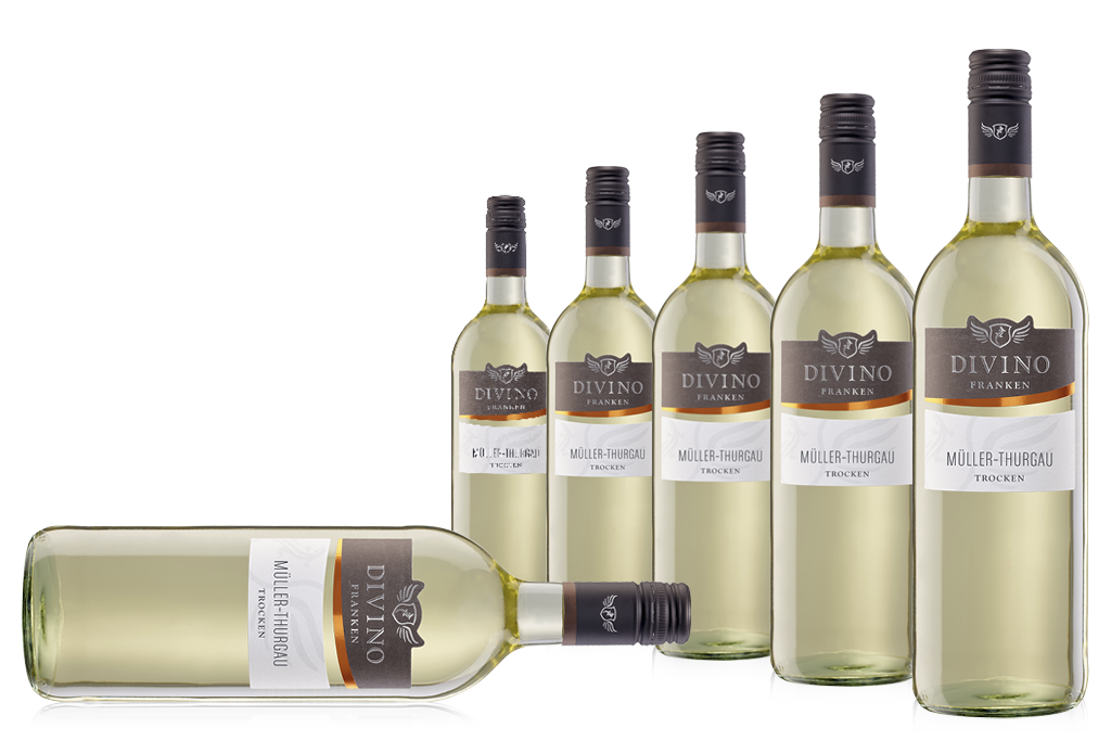 DIVINO Franken   Müller Thurgau - Empfehlung #9 im 6-er Karton